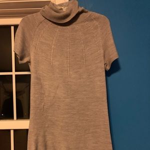 Grey sweater dress. Soft and comfy.